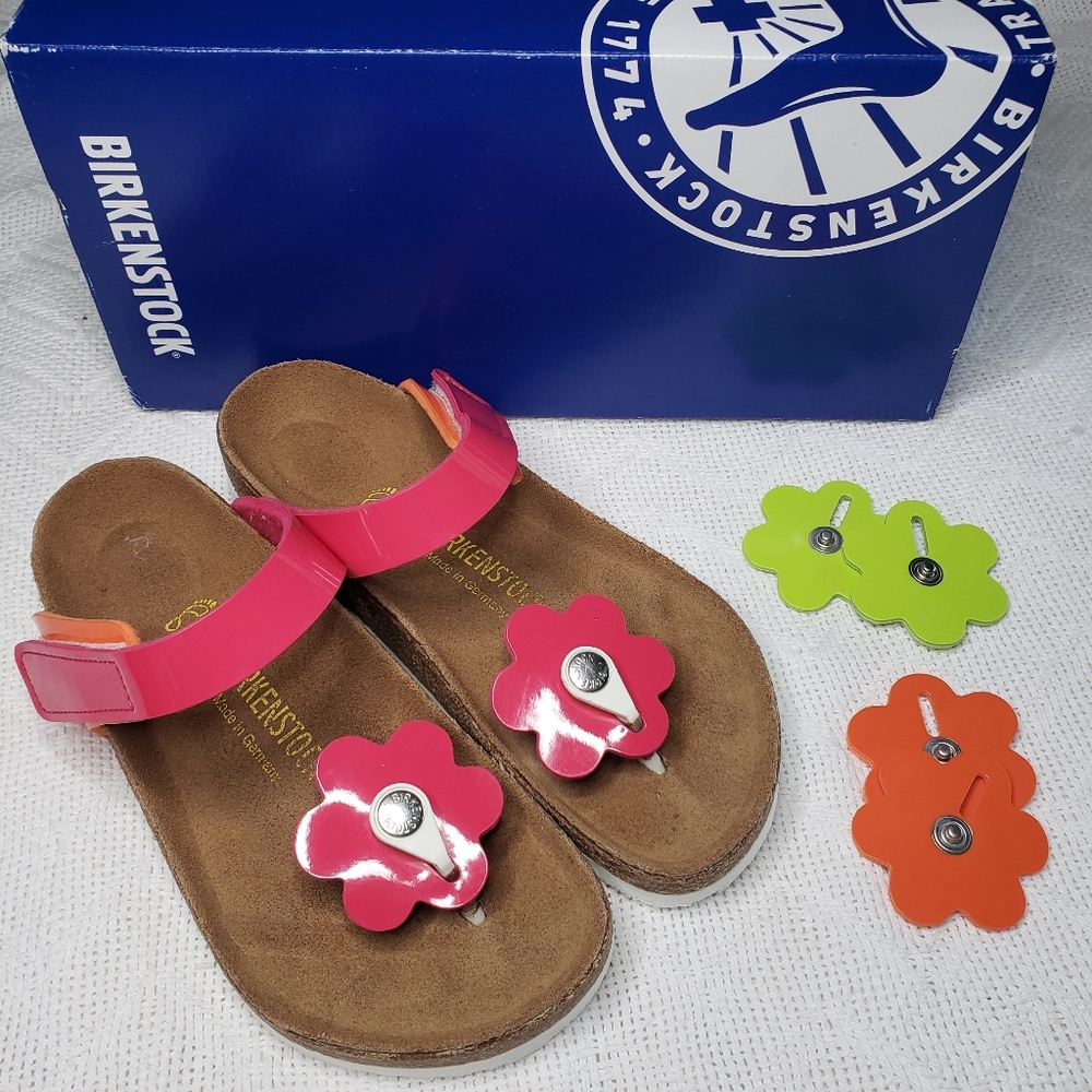 Birkenstock Tofino Flowers Youth Girls 4US (35EU) Sandals Flip Flops